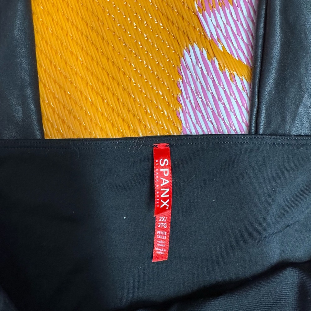 Spanx Black Leggings 2X